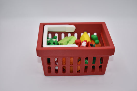 Vegetable Friends Basket Set - Fun Pretend Play Toy for Kids