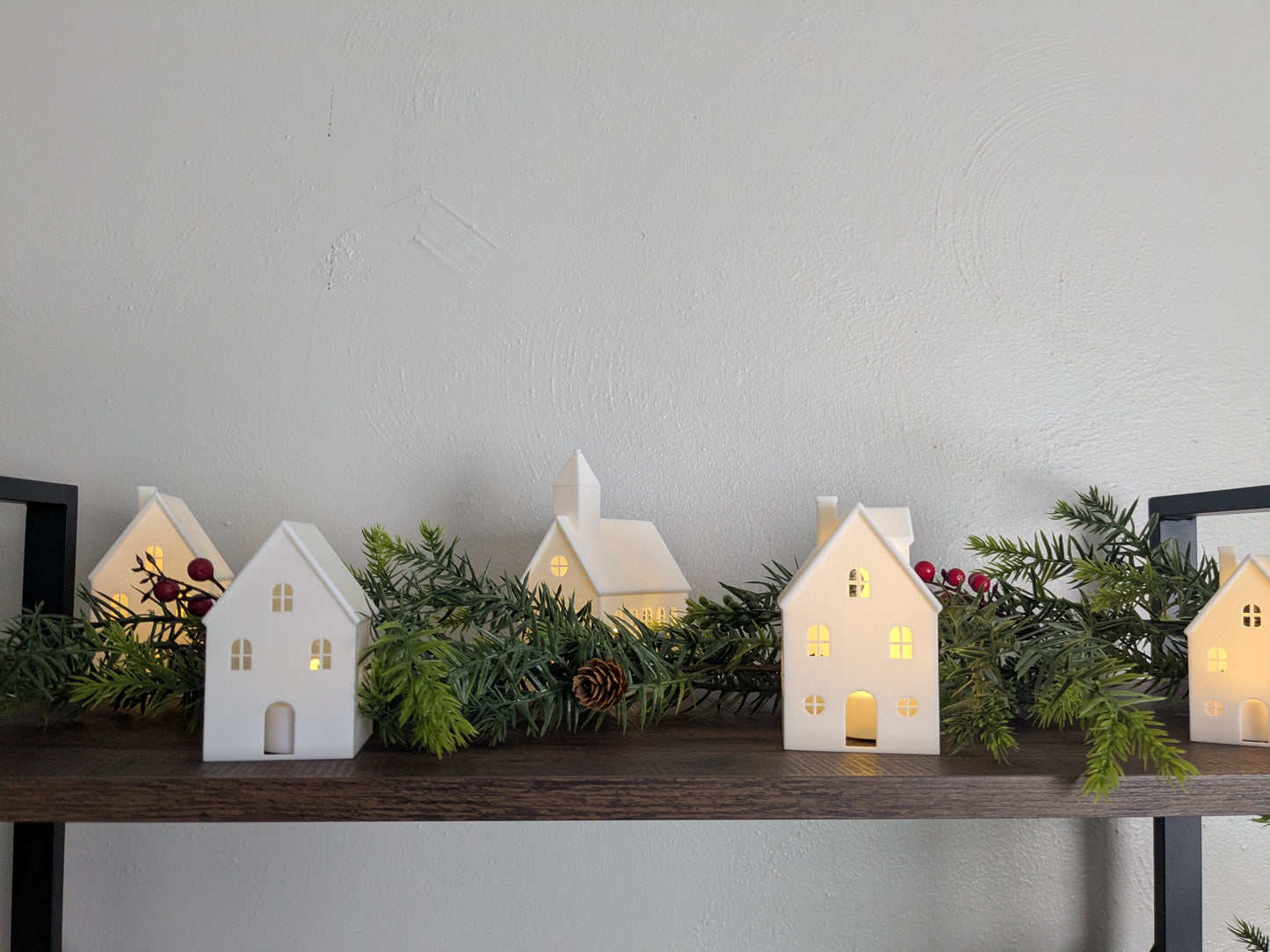 Tea Light Village Decoration