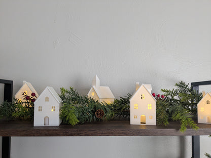 Tea Light Village Decoration