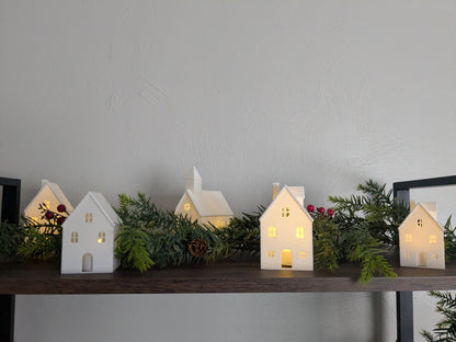 Tea Light Village Decoration