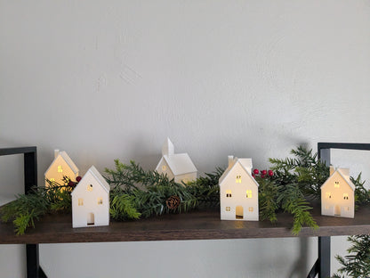 Tea Light Village Decoration