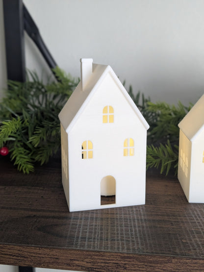 Tea Light Village Decoration