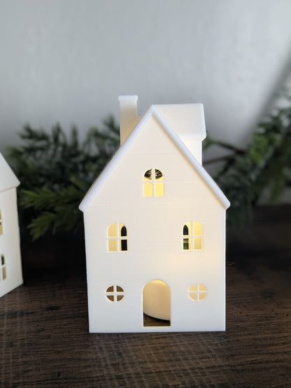 Tea Light Village Decoration