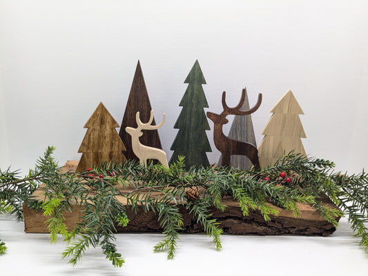 Indoor Wooden Reindeer Decor