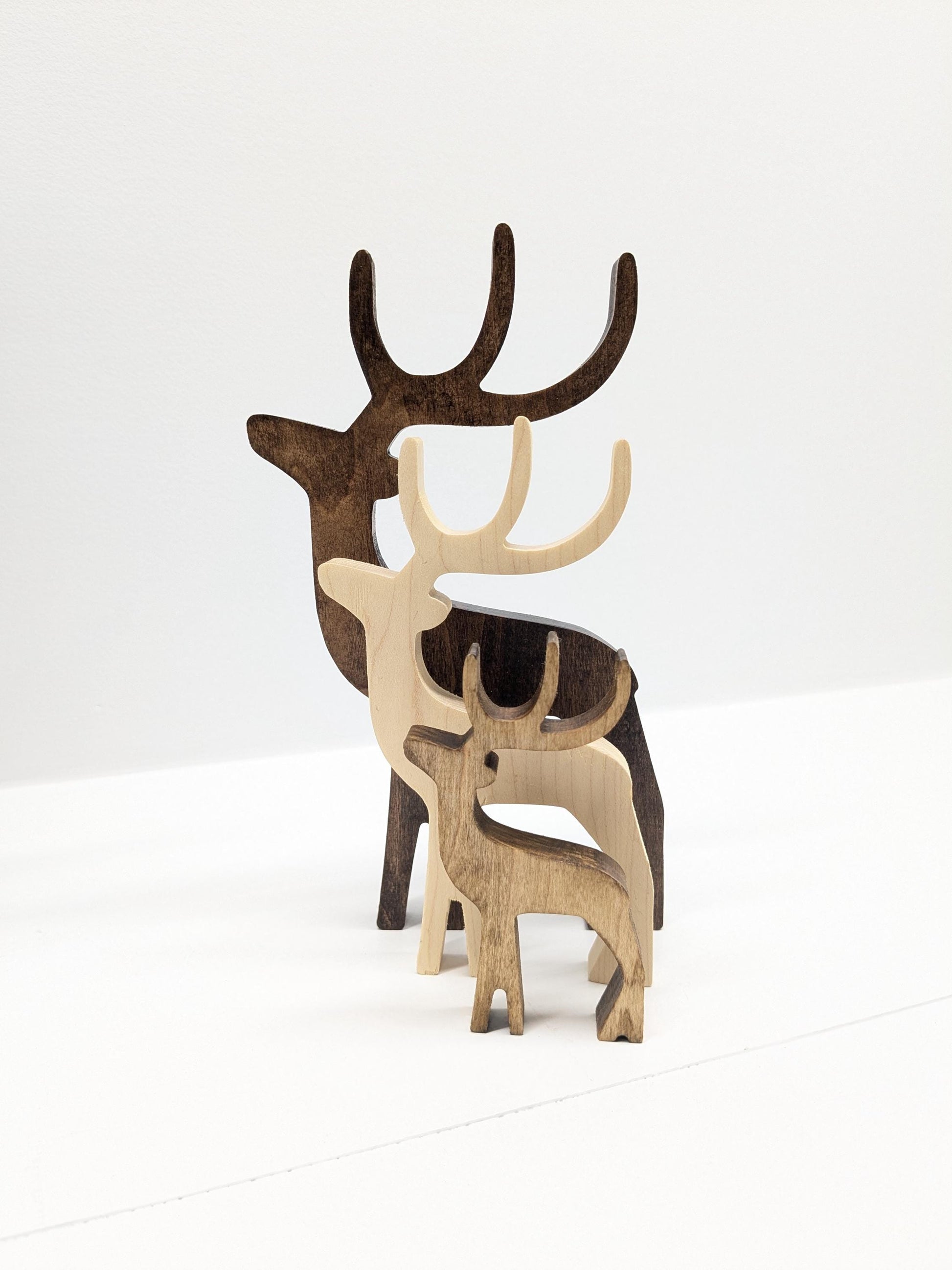 Indoor Wooden Reindeer Decor