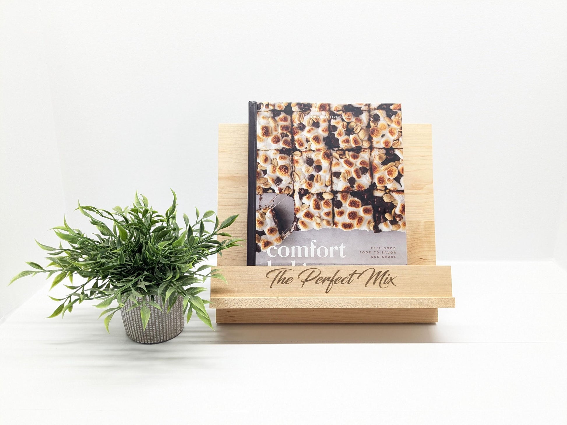 Handmade Wooden Cookbook Stand