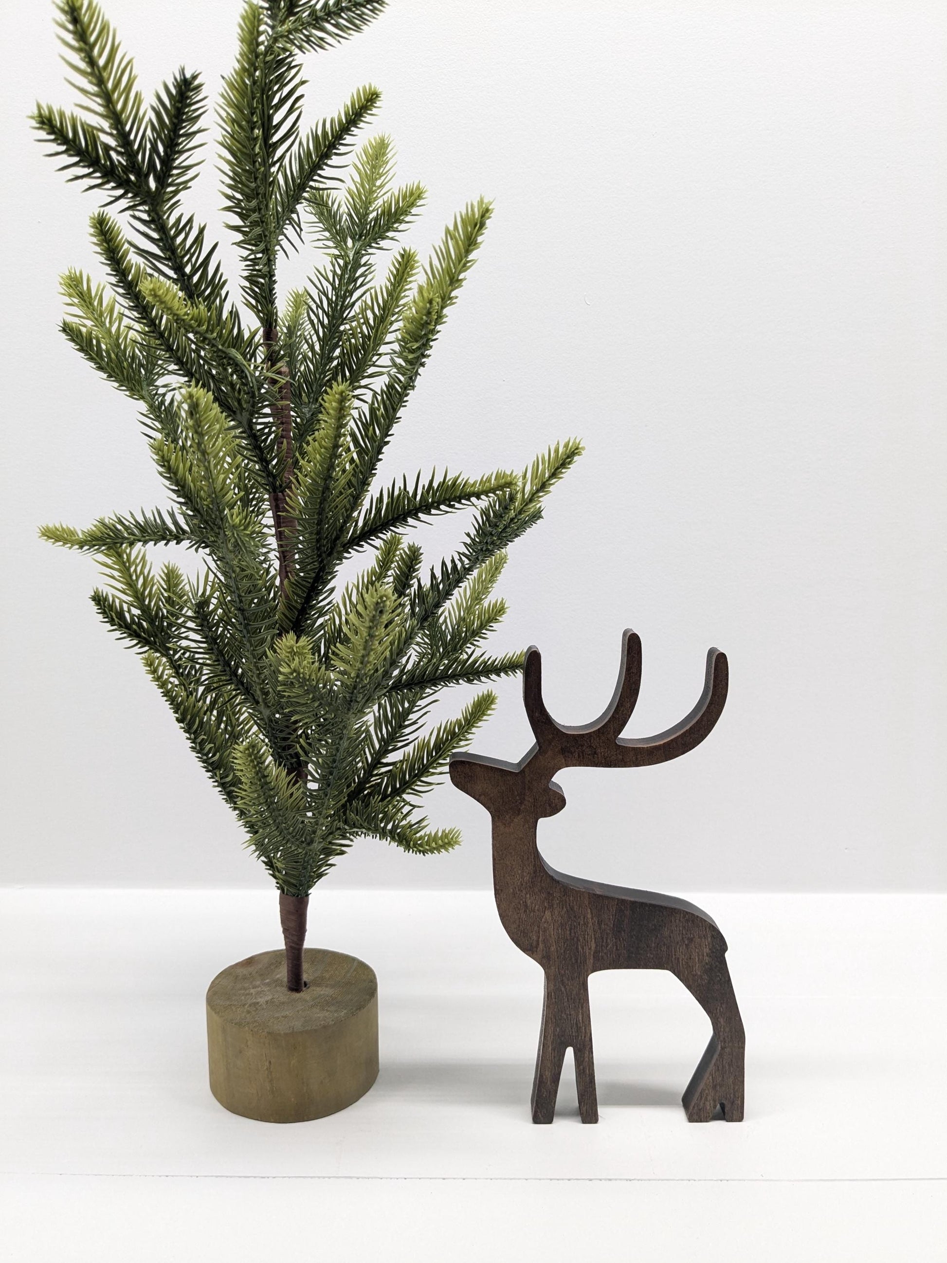 Indoor Wooden Reindeer Decor