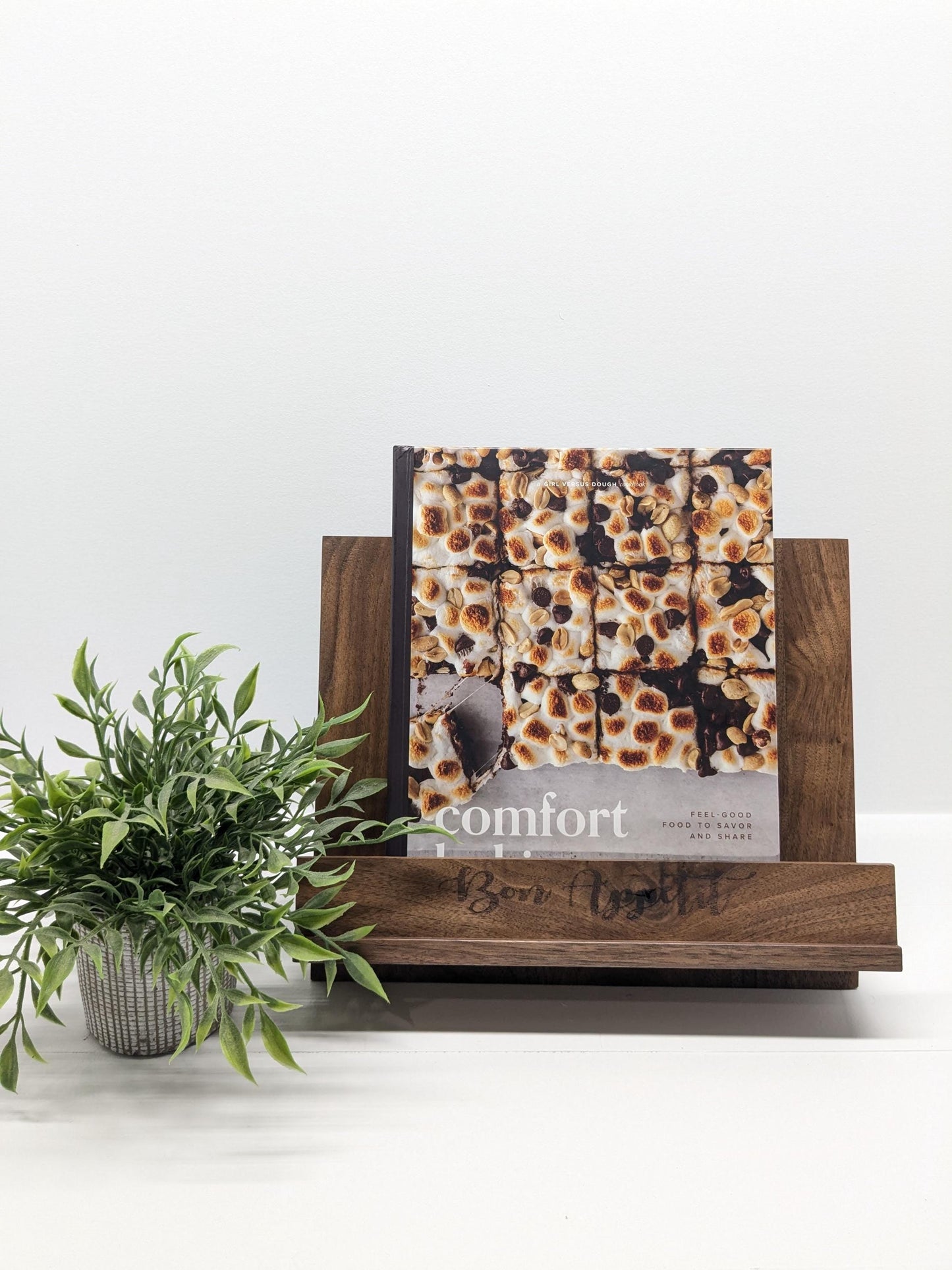 Handmade Wooden Cookbook Stand