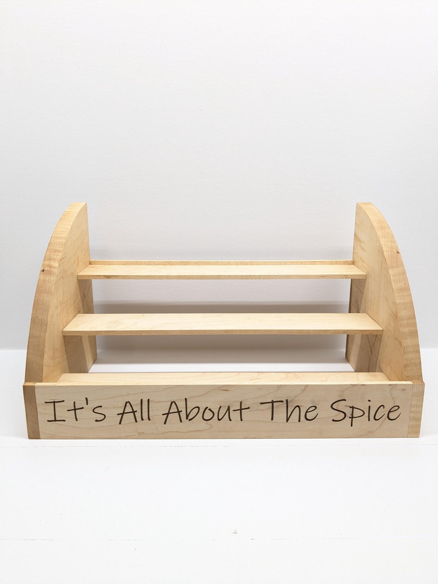 Handmade Wooden Spice Rack