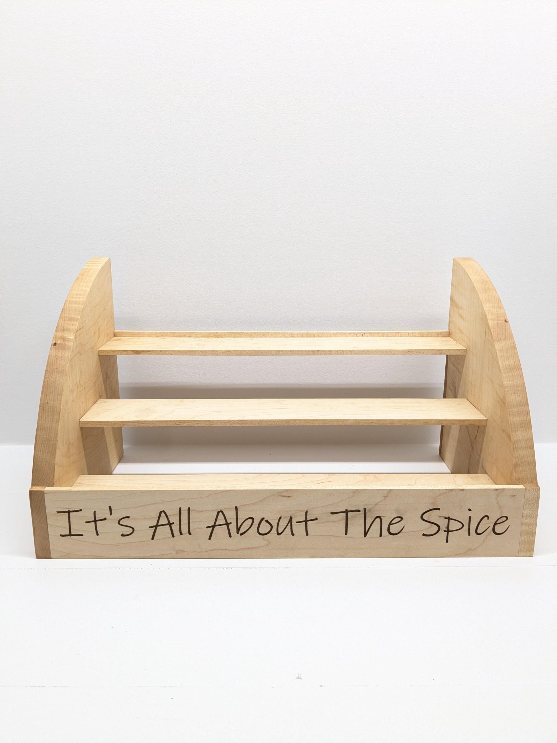 Handmade Wooden Spice Rack