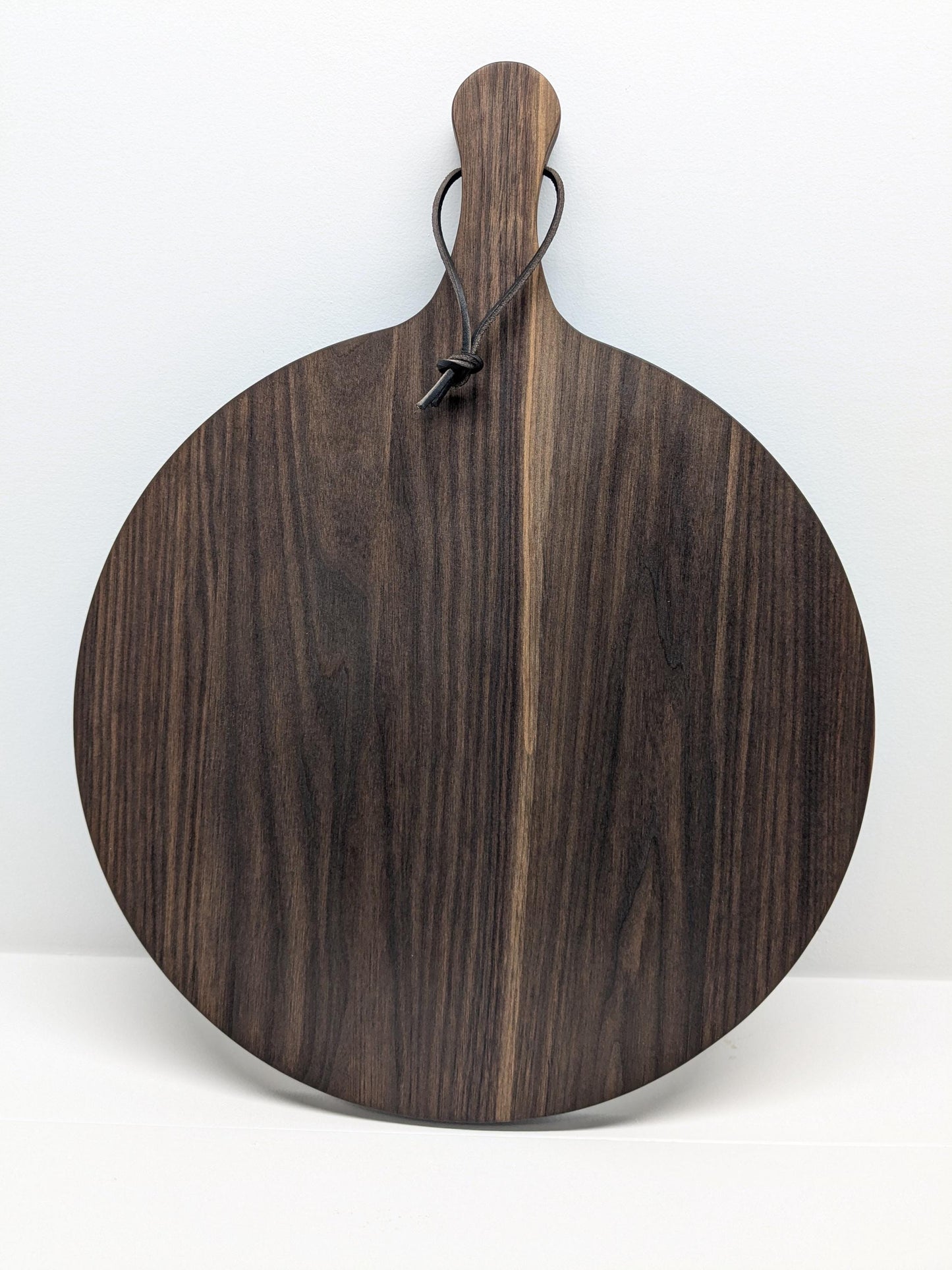 Handmade Wooden Round Charcuterie Board Walnut
