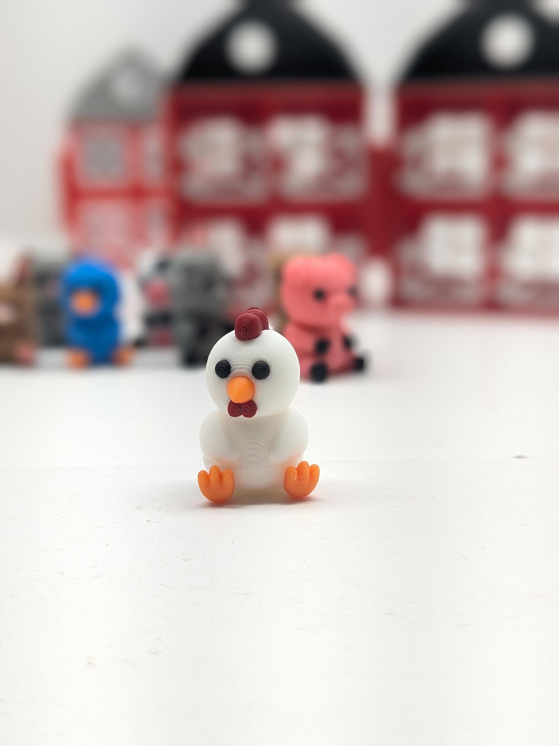 Cute Mini farm with flexy animals.