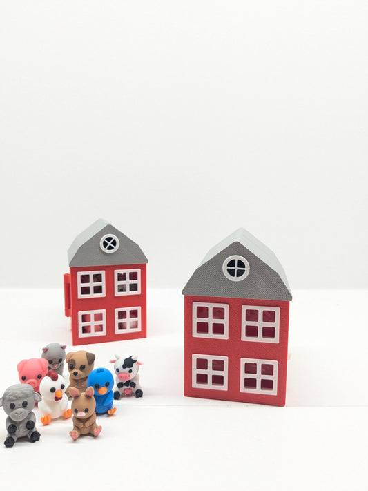 Cute Mini farm with flexy animals.
